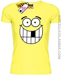 Smile Face - koszulka damska Nr KODIA00078d yellow