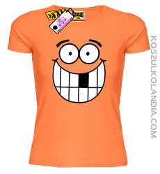 Smile Face - koszulka damska Nr KODIA00078d orange
