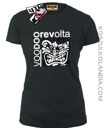 Voodoo Revolta Face - koszulka damska - czarny