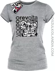 Voodoo Revolta Face - koszulka damska - melanżowy