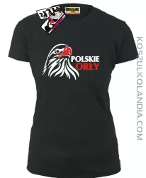 Polskie Orły - koszulka damska - czarny