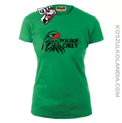 Polskie Orły - koszulka damska - zielony