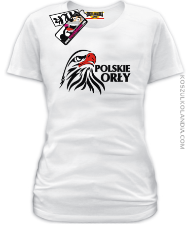 Polskie Orły - koszulka damska - biały
