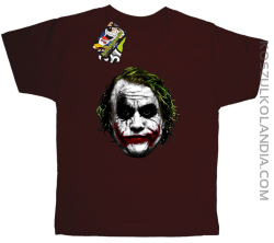 Joker Face Logical - koszulka dziecięca brązowa