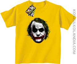 Joker Face Logical - koszulka dziecięca żółta