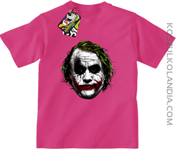 Joker Face Logical - koszulka dziecięca fuksja