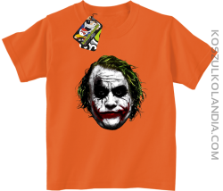 Joker Face Logical - koszulka dziecięca pomarańzowa