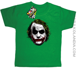 Joker Face Logical - koszulka dziecięca zielona