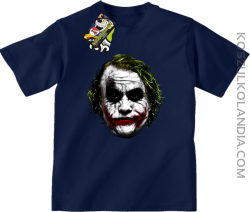 Joker Face Logical - koszulka dziecięca granatowa