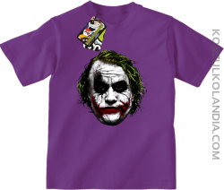 Joker Face Logical - koszulka dziecięca fioletowa