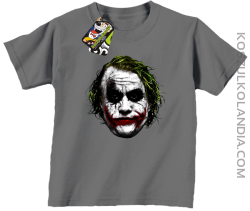 Joker Face Logical - koszulka dziecięca szara