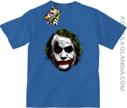 Joker Face Logical - koszulka dziecięca niebieska