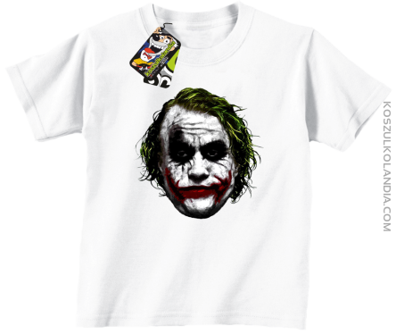 Joker Face Logical - koszulka dziecięca białą