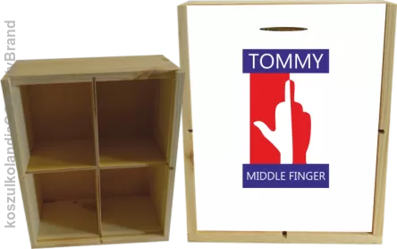 Tommy Middle Finger - Skrzyneczka ozdobna 