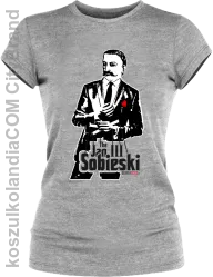 Jan III 3 Sobieski ala GodFather - koszulka damska melanż 