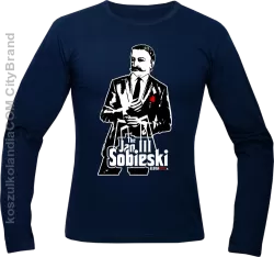 Jan III 3 Sobieski ala GodFather - Longsleeve męski granat