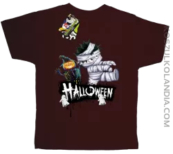 Halloween Kids Party Super Ghosts - koszulka dziecięca brązowa