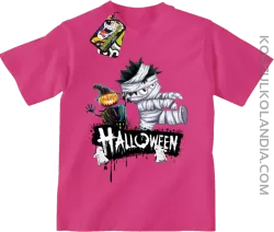 Halloween Kids Party Super Ghosts - koszulka dziecięca fuksja