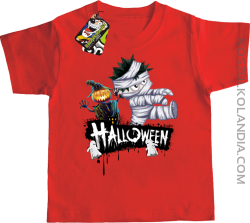 Halloween Kids Party Super Ghosts - koszulka dziecięca czerwona