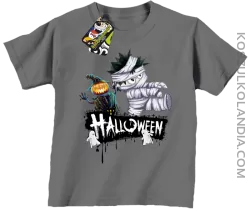 Halloween Kids Party Super Ghosts - koszulka dziecięca szara