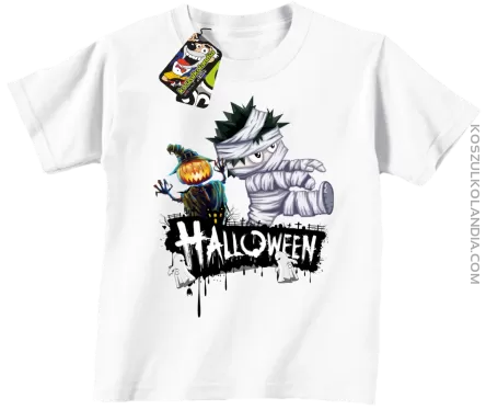 Halloween Kids Party Super Ghosts - koszulka dziecięca biała