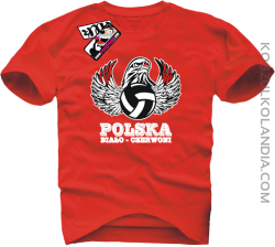Polska walczy - koszulka męska - czerwony