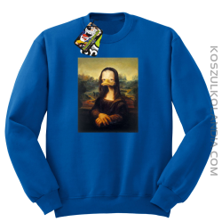 MonaLisa Mother Ducker - Bluza męska standard bez kaptura niebieska 