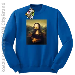 MonaLisa Mother Ducker - Bluza męska standard bez kaptura niebieska 