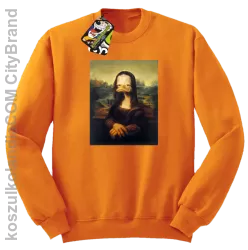 MonaLisa Mother Ducker - Bluza męska standard bez kaptura pomarańcz 