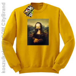 MonaLisa Mother Ducker - Bluza męska standard bez kaptura żółta 