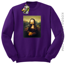 MonaLisa Mother Ducker - Bluza męska standard bez kaptura fiolet 