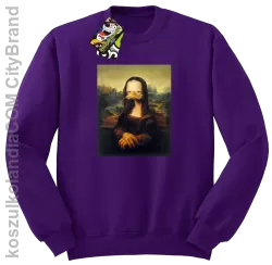 MonaLisa Mother Ducker - Bluza męska standard bez kaptura fiolet 