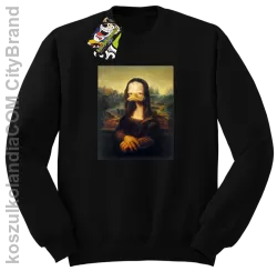 MonaLisa Mother Ducker - Bluza męska standard bez kaptura czarna 