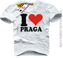I LOVE PRAGA - koszulka męska 2