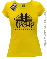 TYCHY Wonderland - Koszulka damska żółta 