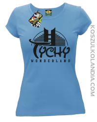 TYCHY Wonderland - Koszulka damska błękit 
