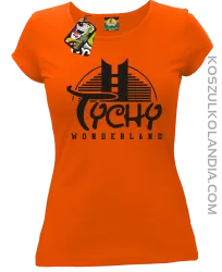 TYCHY Wonderland - Koszulka damska pomarańcz 
