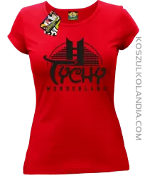 TYCHY Wonderland - Koszulka damska czerwona 