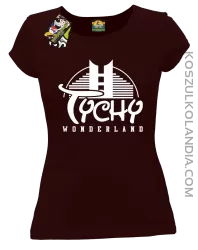 TYCHY Wonderland - Koszulka damska brąz 
