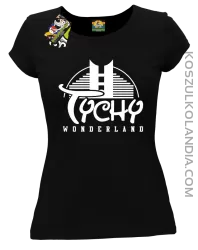 TYCHY Wonderland - Koszulka damska czarna 