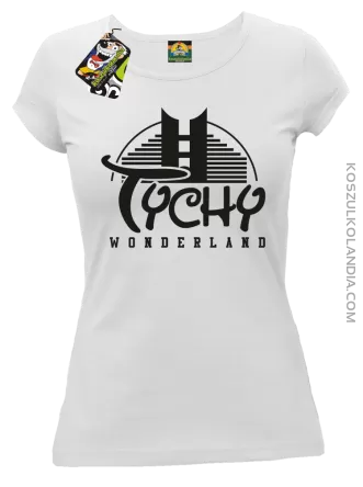 TYCHY Wonderland - Koszulka damska biała 