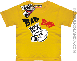 Bad Boy Mały Mięśniak - koszulka dziecięca - żółty