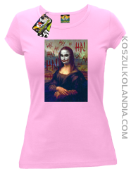 Mona Lisa Hello Jocker - Koszulka damska jasny róż 