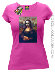 Mona Lisa Hello Jocker - Koszulka damska fuchsia 