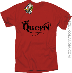 Queen Simple - Koszulka standard czerwona 