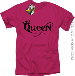 Queen Simple - Koszulka standard fuchsia 