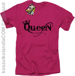 Queen Simple - Koszulka standard fuchsia 