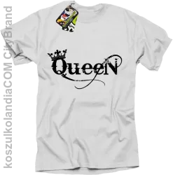 Queen Simple - Koszulka standard biała