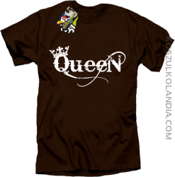 Queen Simple - Koszulka standard brąz 