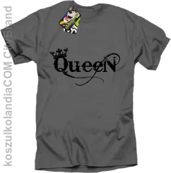 Queen Simple - Koszulka standard szara 